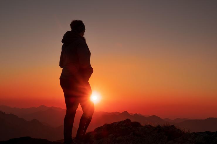 Zum Sonnenaufgang auf's Feuerköpfl