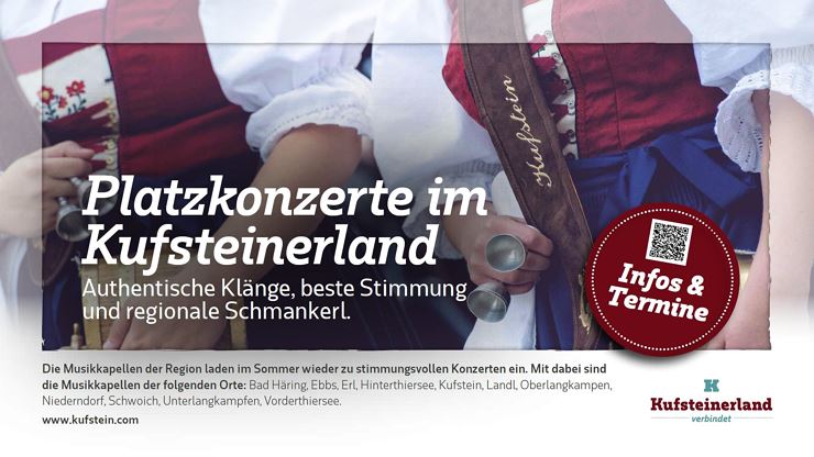 Platzkonzert der BMK Vorderthiersee